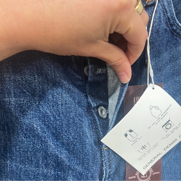 NWT Moussy Vintage Corcoran Wide Straight in Dark Blue size 27 - Picture 8 of 11